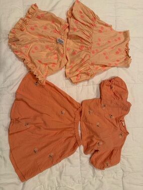 NEXT Peach Polka Dot Kids cotton Sets